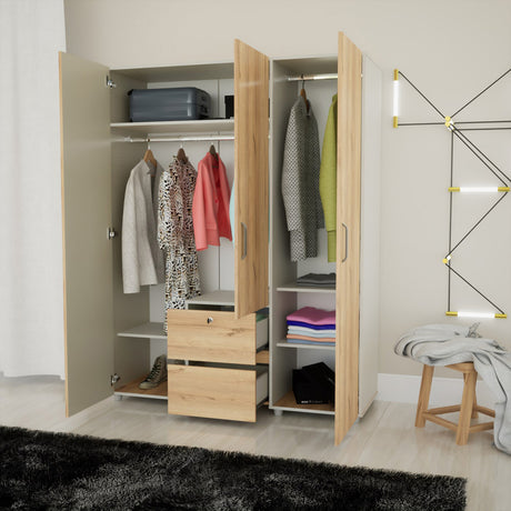 Closet Saga Duna 140x50x180cm MDP - Closets | Bylmo