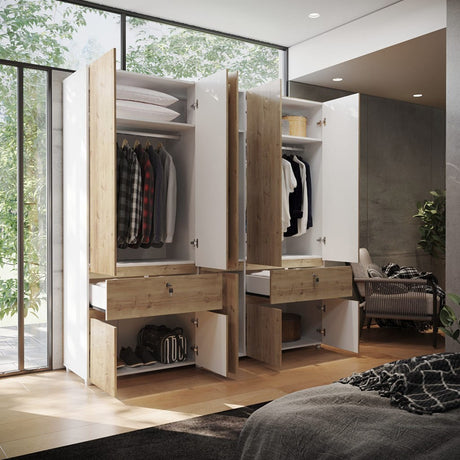 Closet Kanon Duna 200x199.9cm Con Espejo - Closets | Bylmo