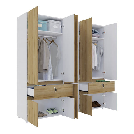 Closet Kanon Duna 200x199.9cm Con Espejo - Closets | Bylmo