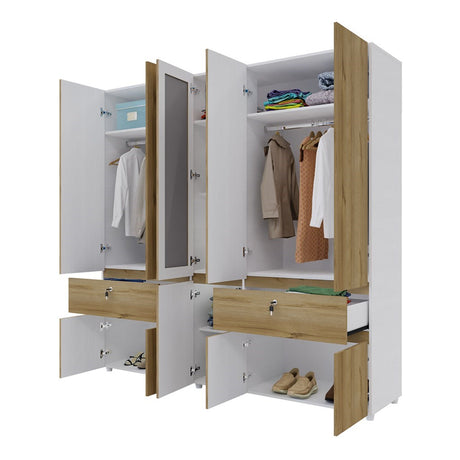 Closet Kanon Duna 200x199.9cm Con Espejo - Closets | Bylmo
