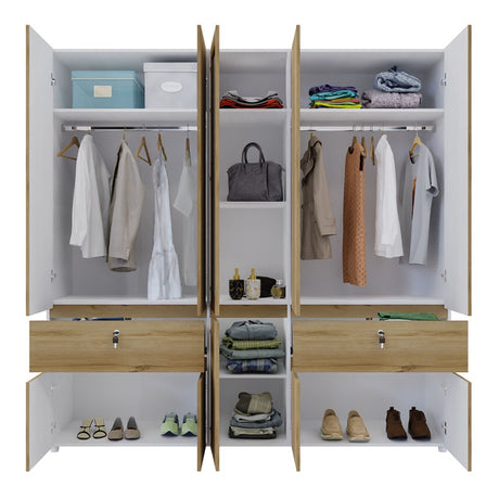 Closet Kanon Duna 200x199.9cm Con Espejo - Closets | Bylmo