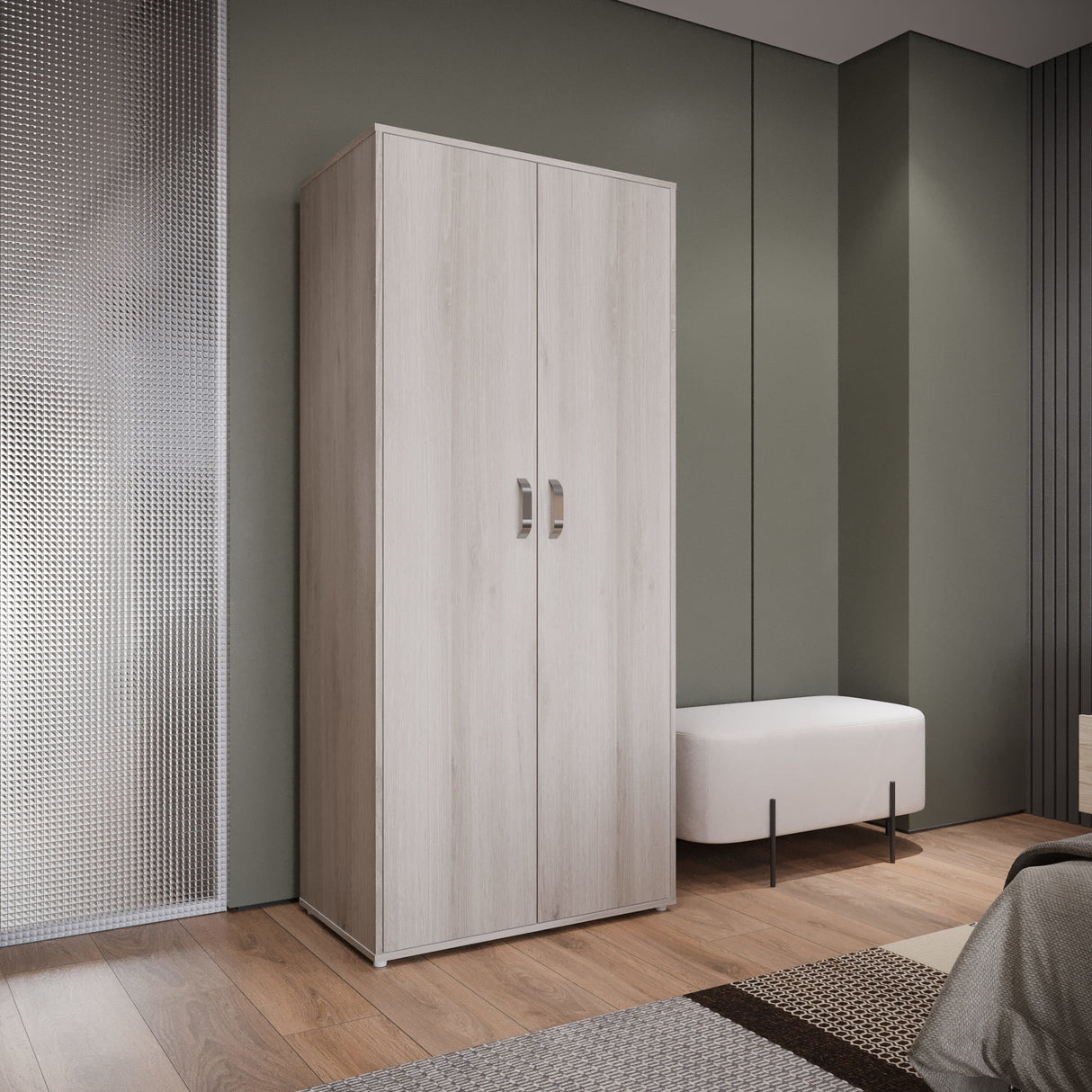 Closet Star Compacto Ceniza 80x180cm Moderno - Closets | Bylmo