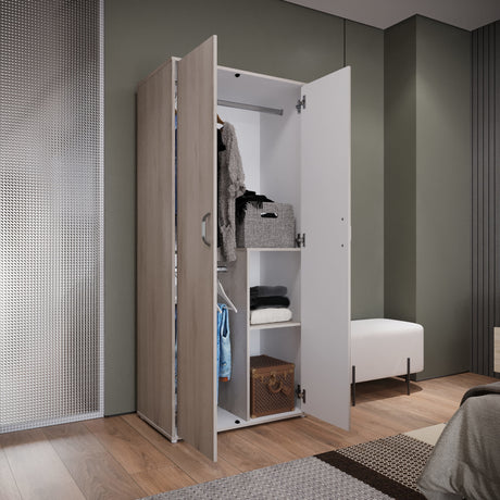 Closet Star Compacto Ceniza 80x180cm Moderno - Closets | Bylmo