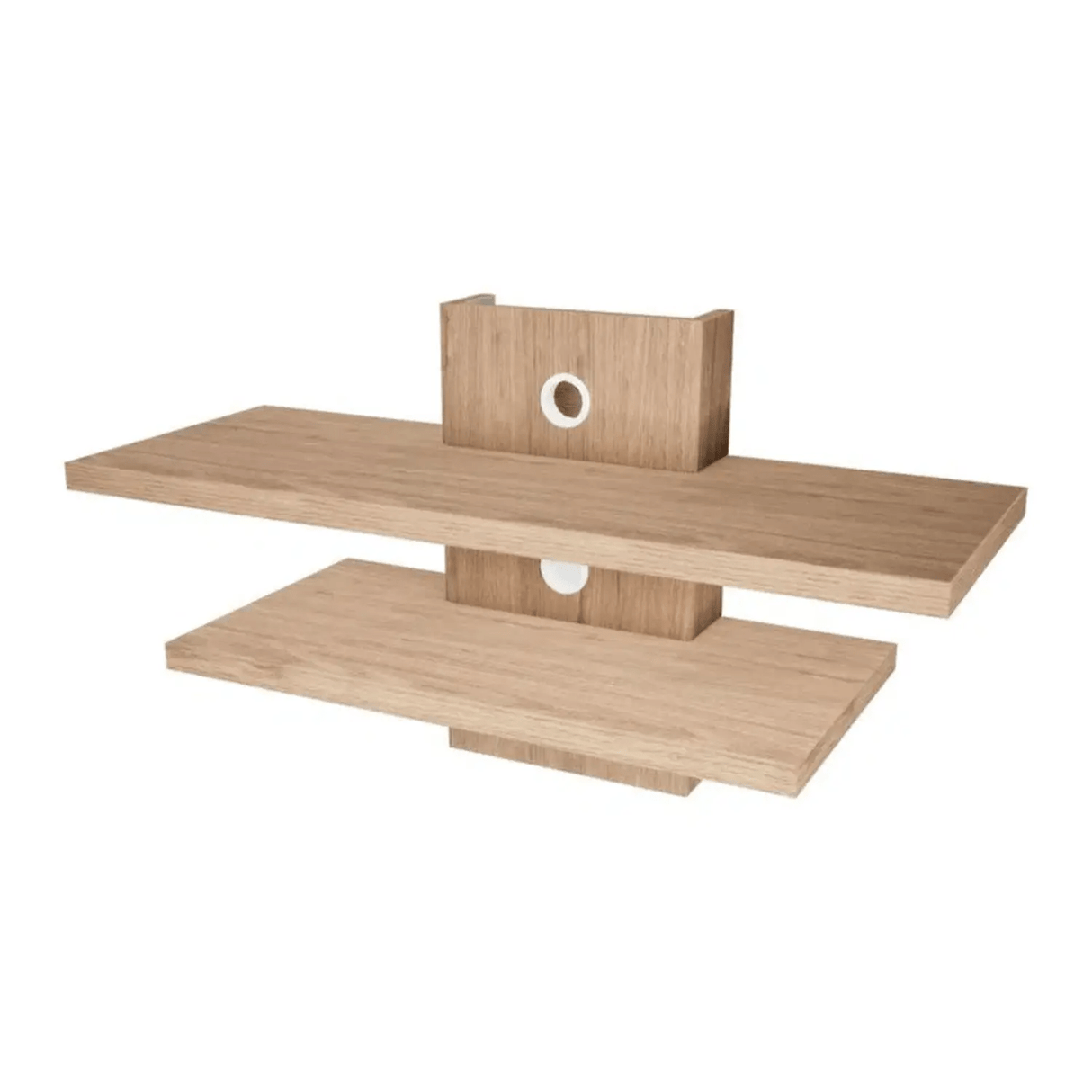 Repisa Indi Flotante 80x30 Rovere 2 Estantes - Repisas y Percheros | Bylmo