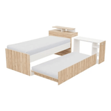 Cama Nido Sencilla 90 cm Duna y Blanco Mltifuncional - Camas y Cabeceros | Bylmo