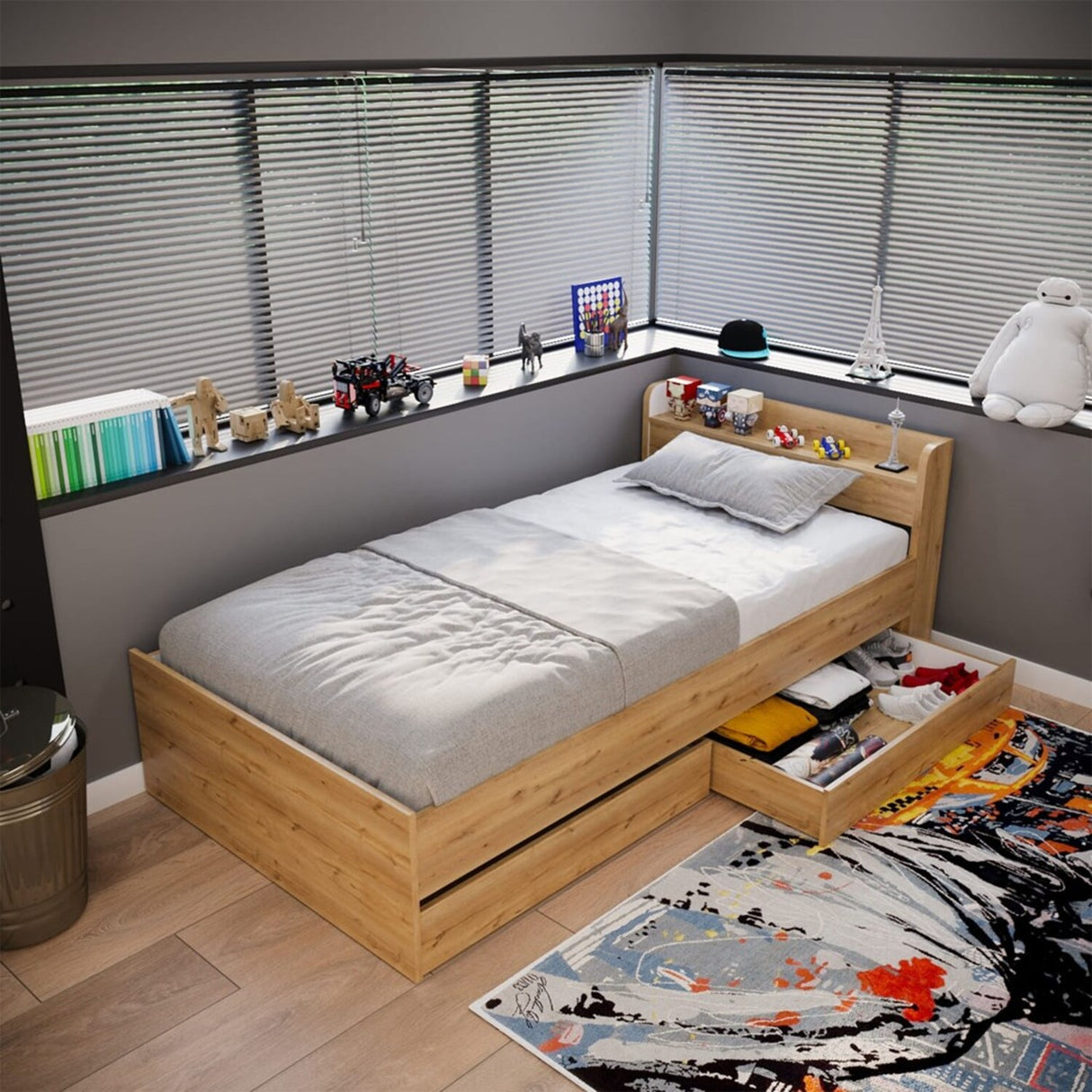 Cama Kuil Duna 104.8x70.6 Moderna - Camas y Cabeceros | Bylmo