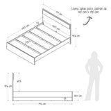 Cama Enkubo Duna 149x90.6cm Moderna - Camas | Bylmo