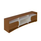 Mesa para TV Bewood 220cm Cedro Blanco Para TV Hasta 86 Pulgadas Elegante y Moderna - Muebles de TV | Bylmo