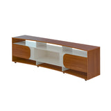 Mesa para TV Bewood 220cm Cedro Blanco Para TV Hasta 86 Pulgadas Elegante y Moderna - Muebles de TV | Bylmo