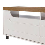 Mesa Para Tv Bewood 200cm Mpd Roble Y Grafito Para Tv Hasta 75 Pulgadas - Muebles de TV | Bylmo