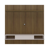 Panel de TV Bewood para TV Hasta 75 Pulgadas Pino y Blanco Moderna - Muebles de TV | Bylmo