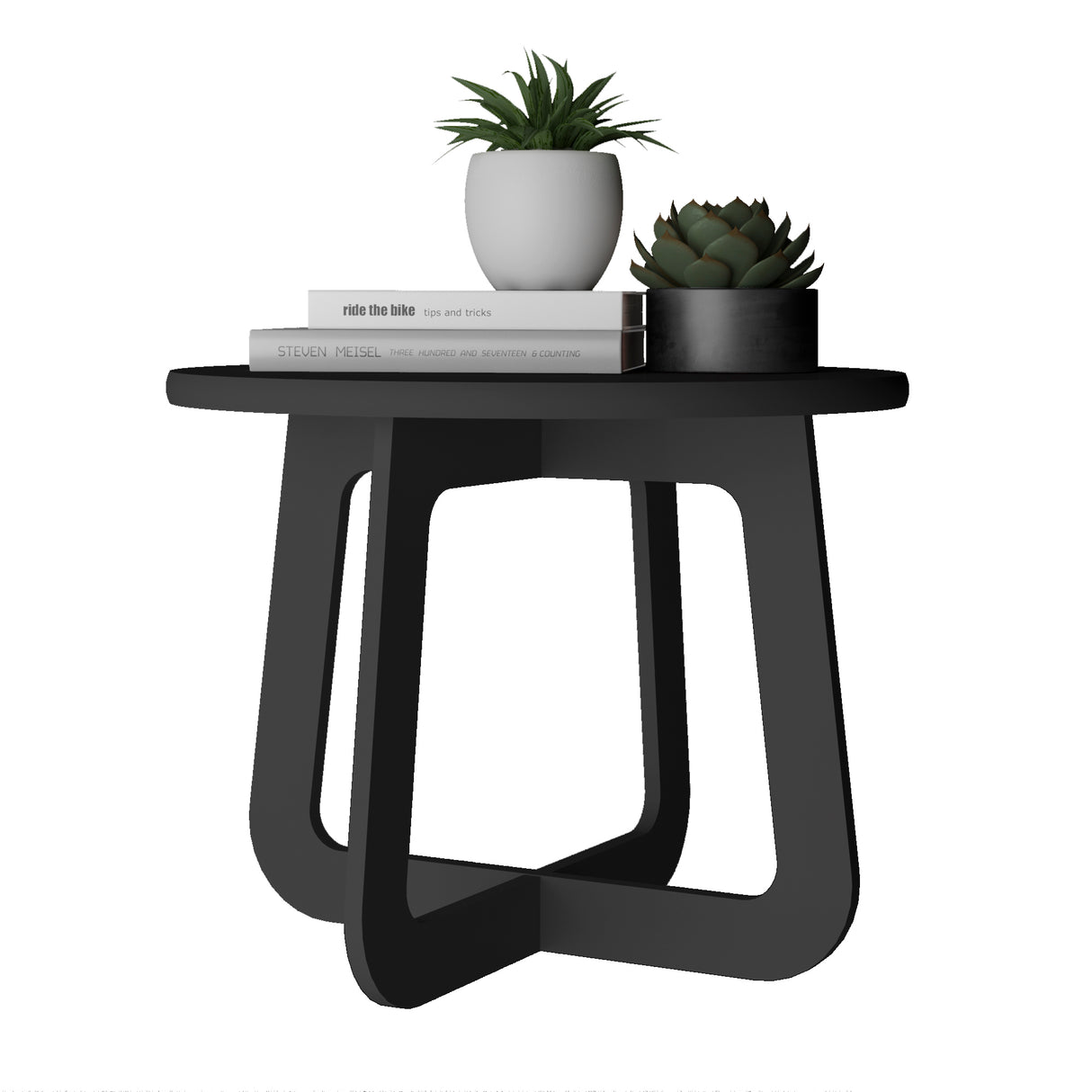 Mesa de Centro Jasmin Grafito 100 cm Moderno - Mesas de Centro | Bylmo