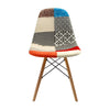 Silla Comedor Dkr Eames 62 Cm Patchwork Moderna