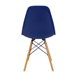 Kit x 4 Sillas Comedor DKR Eames 46.5 cm Azul Oceano - Sillas y Butacos | Bylmo