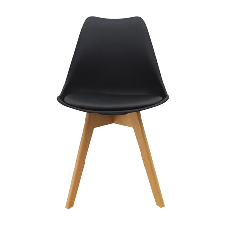 Silla Comedor Joly Negro Elegante Nórdica - Sillas y Butacos | Bylmo