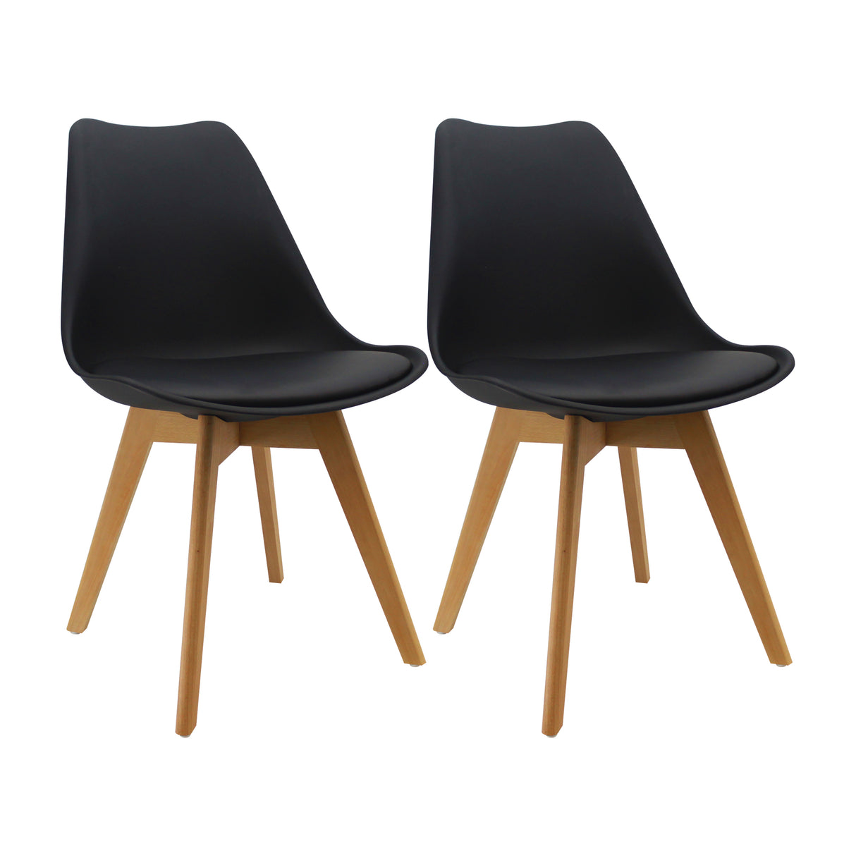 Kit x 2 Sillas Comedor Joly Elegante y Nórdica 49 cm - Sillas y Butacos | Bylmo