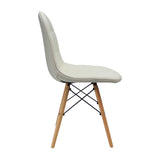 Kit x 2 Sillas Comedor DKR Botones 44 cm Blanco - Sillas y Butacos | Bylmo