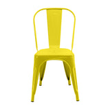 Silla de Comedor Titan Tolix Amarillo 36x86cm Moderna - Sillas y Butacos | Bylmo