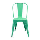 Silla de Comedor Titan Tolix Elegante 36 cm Verde Menta. - Sillas y Butacos | Bylmo