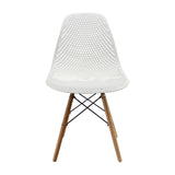 Kit x 2 Sillas Comedor Colmeia DSW Blanca 46.5 cm Moderno - Sillas y Butacos | Bylmo