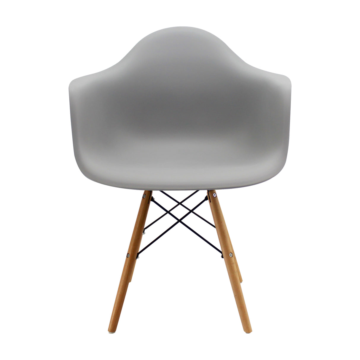 Silla de Comedor DKR Eames Gris 1 Silla Moderna Polipropileno 62 cm - Sillas y Butacos | Bylmo