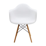 Kit x 2 Sillas Comedor DKR Eames Blanca Diseño Moderno 62 Cm - Sillas y Butacos | Bylmo