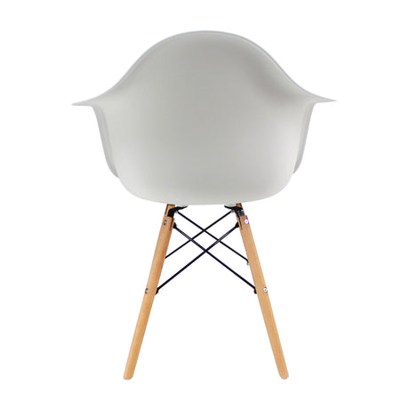 Kit x 2 Sillas Comedor DKR Eames Blanca Diseño Moderno 62 Cm - Sillas y Butacos | Bylmo