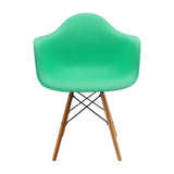 Kit x 2 Sillas Comedor DKR Eames 62 cm Polipropileno Verde Menta - Sillas y Butacos | Bylmo