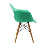Kit x 2 Sillas Comedor DKR Eames 62 cm Polipropileno Verde Menta - Sillas y Butacos | Bylmo