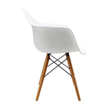 Kit x 4 Sillas Comedor DKR Eames Moderno Polipropileno Blanco 62 cm - Sillas y Butacos | Bylmo