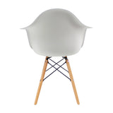 Kit x 4 Sillas Comedor DKR Eames Moderno Polipropileno Blanco 62 cm - Sillas y Butacos | Bylmo