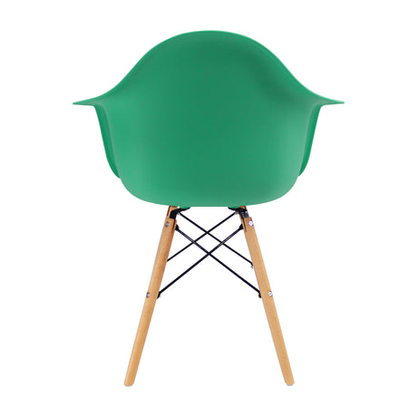 Kit x 4 Sillas Comedor DKR Eames Verde Menta 62 cm Polipropileno - Sillas y Butacos | Bylmo