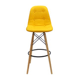 Silla Bar DKR Amarillo 56x106cm Elegante - Sillas y Butacos | Bylmo