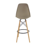 Set x 2 Sillas de Bar DKR Eames Beige Polipropileno 56x106cm - Sillas y Butacos | Bylmo