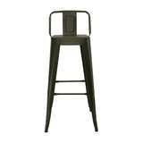 Silla Bar Titan Bronce 41.5x78cm Metal Resistente - Sillas y Butacos | Bylmo