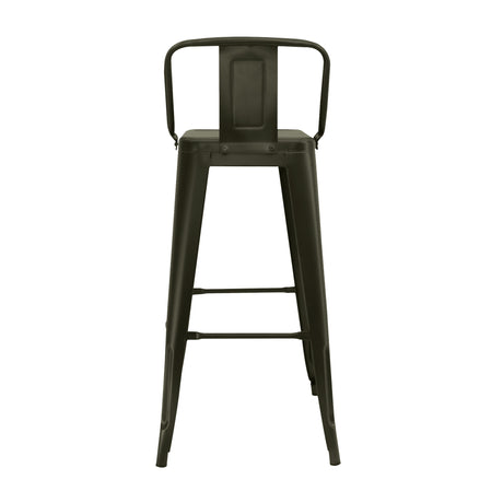 Silla Bar Titan Bronce 41.5x78cm Metal Resistente - Sillas y Butacos | Bylmo