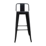 Set x 3 Sillas de Bar Titan Negro Moderno Metal 41.5x78cm - Sillas y Butacos | Bylmo