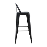 Set x 3 Sillas de Bar Titan Negro Moderno Metal 41.5x78cm - Sillas y Butacos | Bylmo