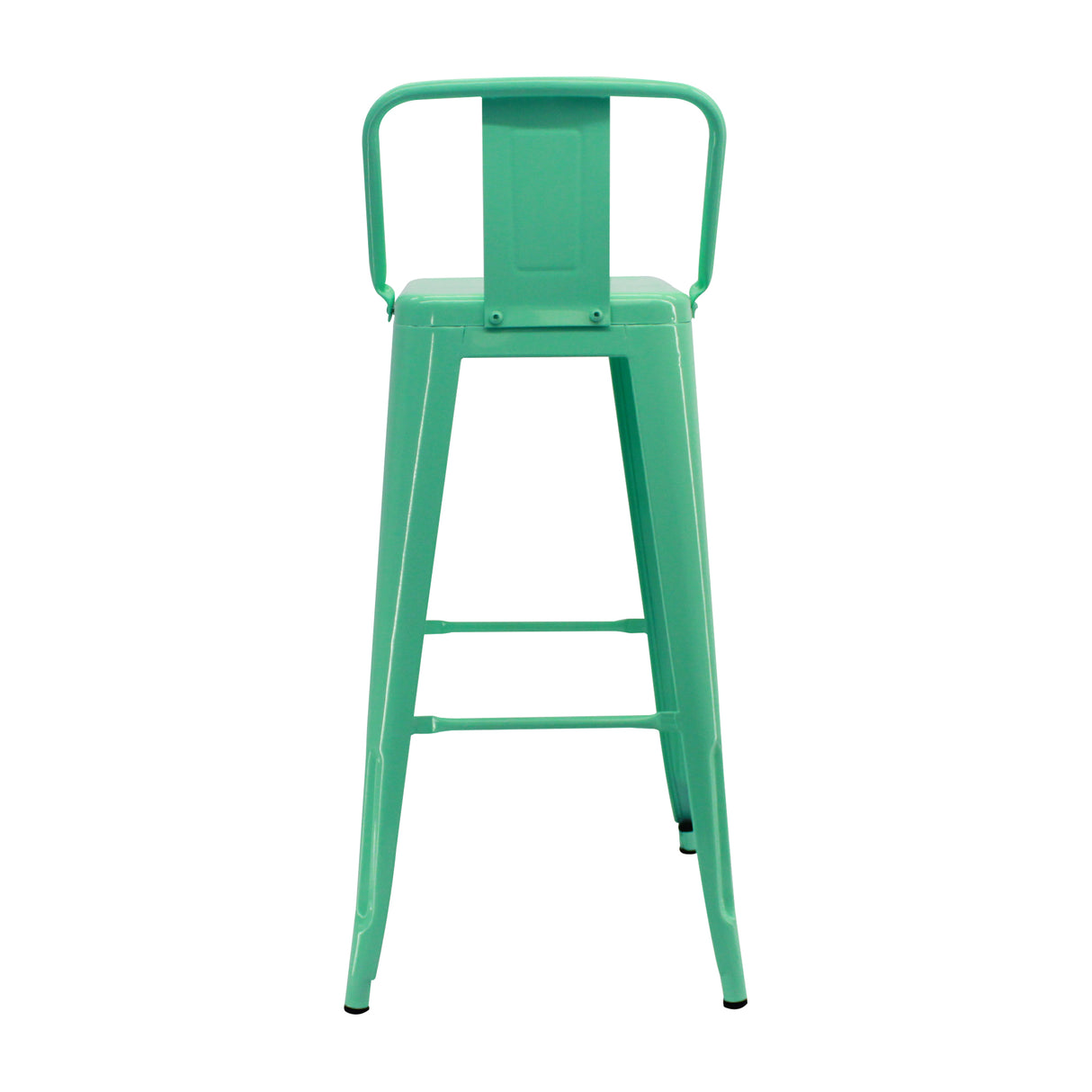 Set x 3 Sillas de Bar Titan Verde Menta Moderno Metálico 41.5 cm - Sillas y Butacos | Bylmo