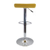 Silla Bar Wave Altura Regulable Amarillo 38x79cm Eco Cuero