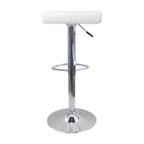 Set x 2 Sillas de Bar Wave Blanco 38x79cm Altura Regulable - Sillas y Butacos | Bylmo