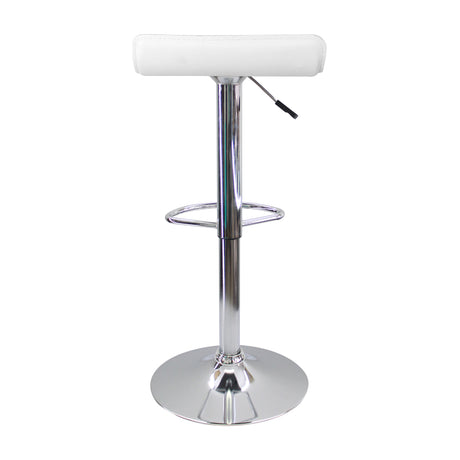 Set x 2 Sillas de Bar Wave Blanco 38x79cm Altura Regulable - Sillas y Butacos | Bylmo