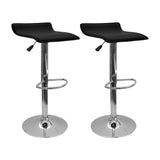 Set x 2 Sillas de Bar Wave Negras 38x79cm Modernas Altura Ajustable - Sillas y Butacos | Bylmo