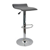 Set x 2 Sillas de Bar Wave Gris 38x79cm Moderno - Sillas y Butacos | Bylmo