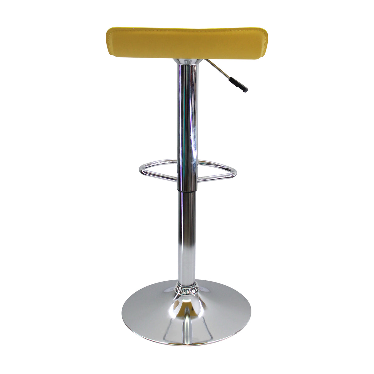 Set x 2 Sillas de Bar Wave Amarillo Altura Ajustable Moderno 38x79cm - Sillas y Butacos | Bylmo