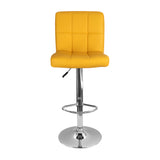 Silla Bar Confort Amarillo Altura Ajustable Giratoria Moderna - Sillas y Butacos | Bylmo