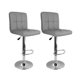 Set x 2 Sillas de Bar Confort Giratorias Altas Gris Altura Ajustable - SILLAS Y BUTACOS | Bylmo