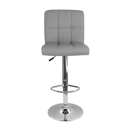 Set x 3 Sillas de Bar Confort Gris Giratorias Altura Ajustable - SILLAS Y BUTACOS | Bylmo