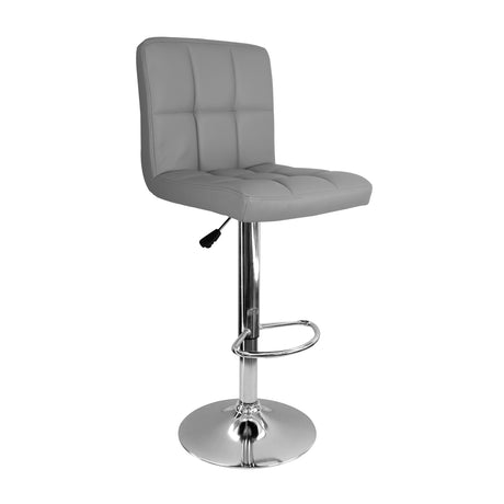 Set x 3 Sillas de Bar Confort Gris Giratorias Altura Ajustable - SILLAS Y BUTACOS | Bylmo