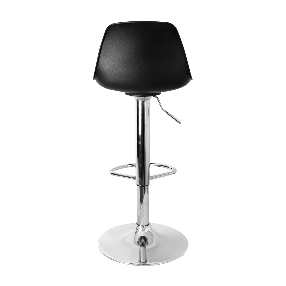 Set x 2 Sillas de Bar July Eco Cuero Negro Ajustables en Altura - SILLAS Y BUTACOS | Bylmo